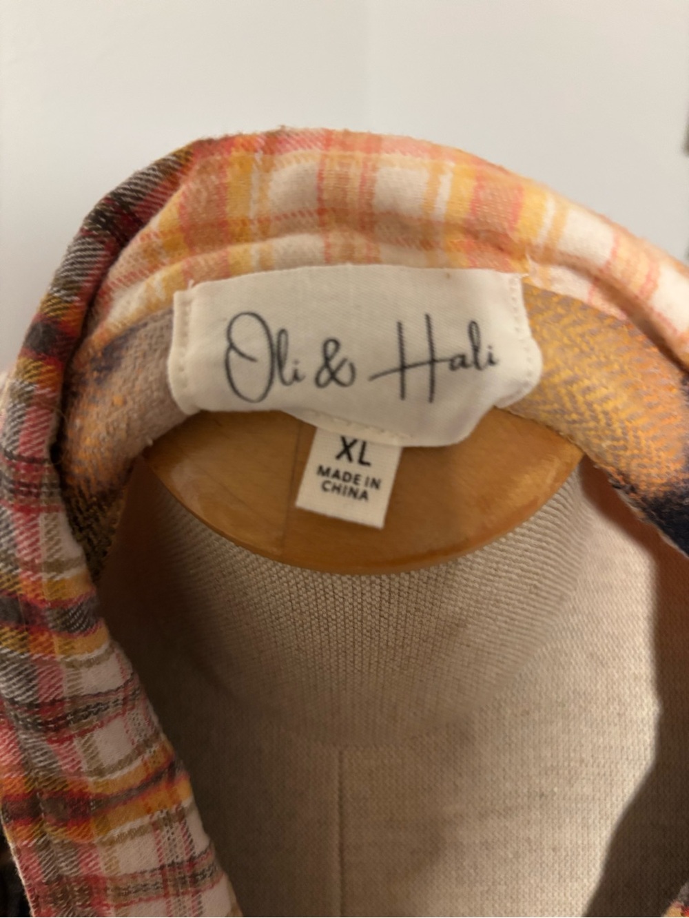 Shabby Chic Style Flannel Shirt - Picture 6 of 6